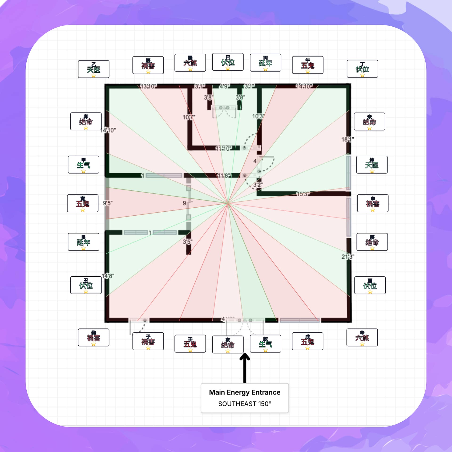 law of fengshui feature highlights interior view